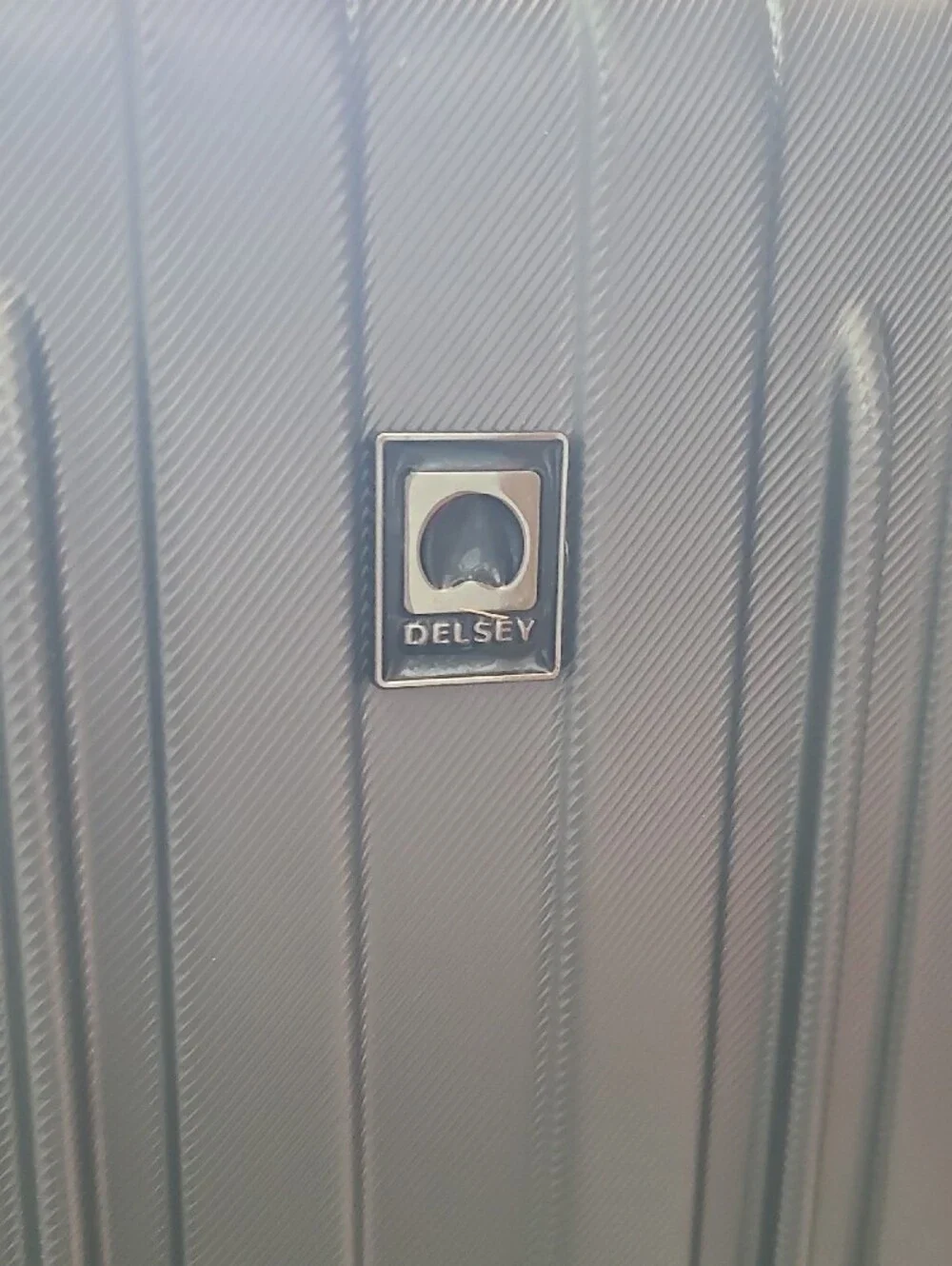 Delsey Hardside Spinner Luggage - Charcoal Black